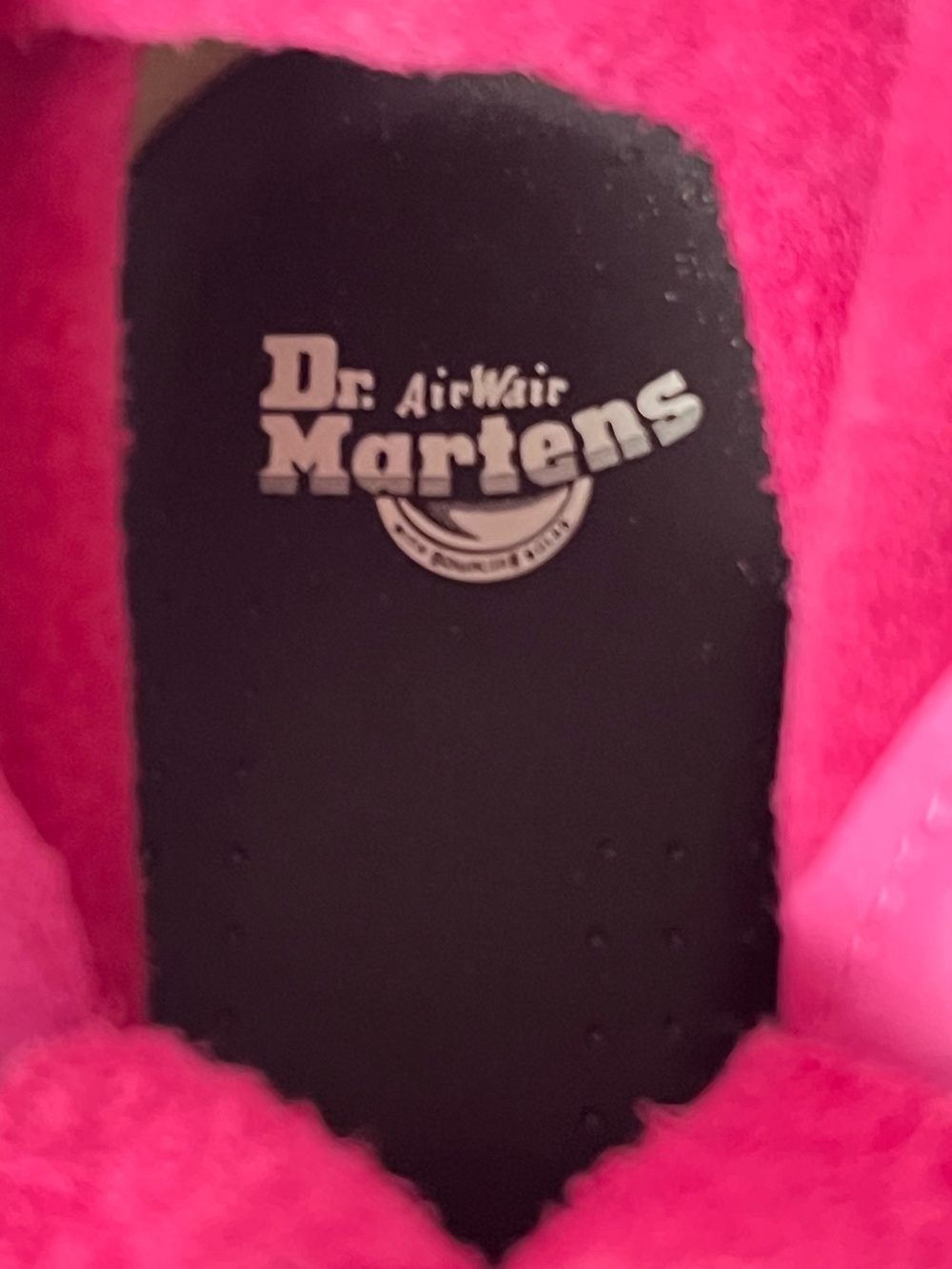 Dr Martens Pink Leather 8 Eye Lace‎ Up Boots Women US 7 EU 38 girlhoodcore goth - Picture 11 of 15